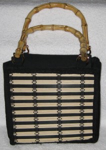 bamboo handled purse