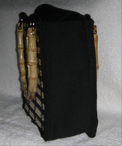 bamboo handled bag side