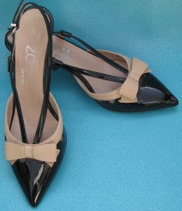 patent bow sling backs