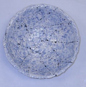 blue bowl