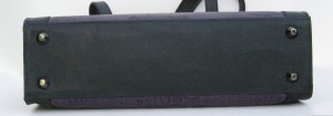 proto blk napa purple croc vinyl bottom